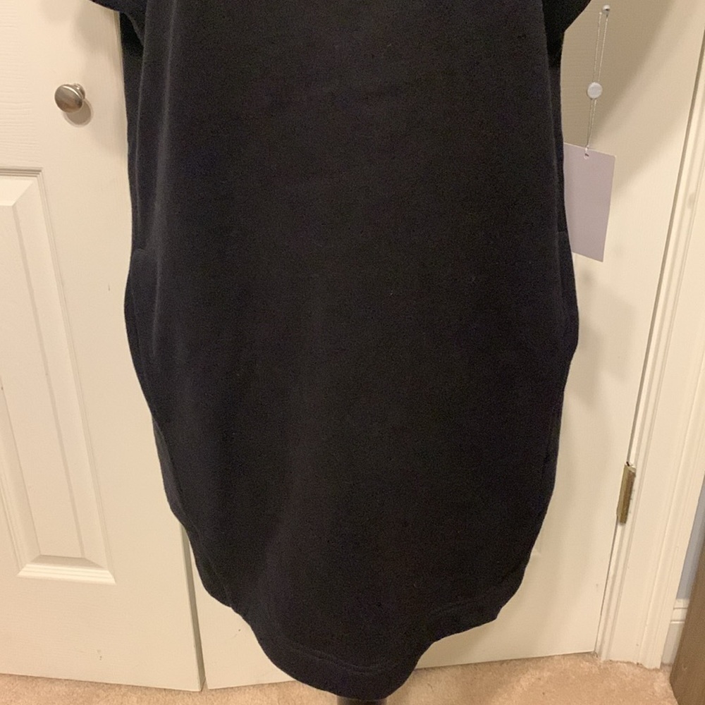 DKNY Sport Quarter Zip Logo Dress - Picture 3 of 12